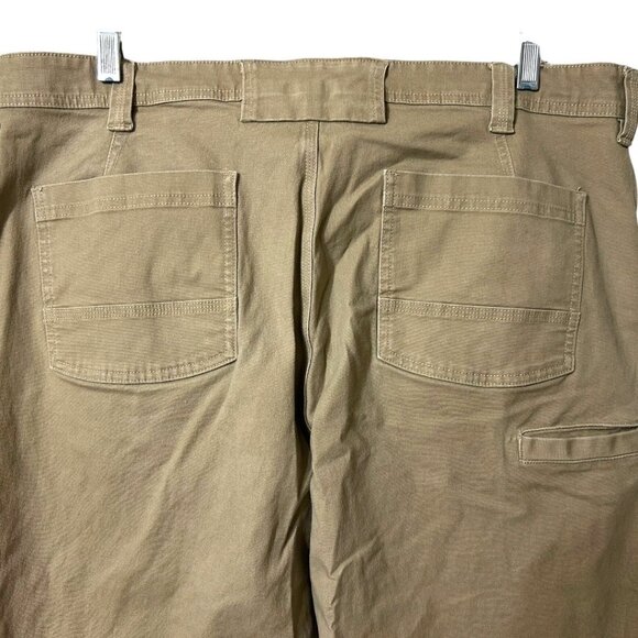 Duluth Trading Co Flex‎ Fire Hose Tan Work Pants Men's Size  42 x 32 - Picture 3 of 5